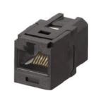 Panduit パンドウイットコーポレーション カテゴリ6 JJアダプタ(RJ45中継用ジャック) 黒 CC688BL