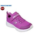 SKECHERS/スケッチャーズ  81301L DYNAMIGHT RALLY RACER ダイナマイト スニーカー キッズ 女の子 19.0 (PURPLE)