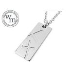 Yahoo! Yahoo!ショッピング(ヤフー ショッピング)with me. /ウィズミー  クロスプレートネックレス Men's　【95-2203】　【ペア】