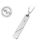 Yahoo! Yahoo!ショッピング(ヤフー ショッピング)with me. /ウィズミー  クロスプレートネックレス Lady's 【95-2202】【ペア】