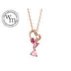 Yahoo! Yahoo!ショッピング(ヤフー ショッピング)with me. /ウィズミー  ピンクグラデーションハートネックレス Lady's 【95-2497】【レディース】
