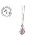 Yahoo! Yahoo!ショッピング(ヤフー ショッピング)with me. /ウィズミー  ピンクCZ 3Dハートネックレス Lady's 【95-2611】【レディース】