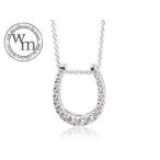 Yahoo! Yahoo!ショッピング(ヤフー ショッピング)with me. /ウィズミー  スワロフスキージルコニア馬蹄ネックレス Lady's 【95-1049】【レディース】