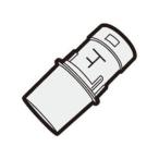 SHARP シャープ サイクロンクリーナー用 つぎ手パイプ (2173950878)