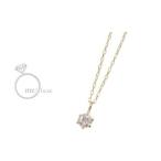 me.luxe／エムイーリュークス  天然ダイヤモンド0.10ct/誕生石1粒石ネックレス 【ゴールド】