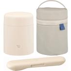 ZOJIRUSHI 象印 SW-LA40-CM スープジャー【400mL】+SW-PC01-CM ポーチSサイズ+FC-AA01-CM カトラリー(スプーン・ハシ)