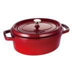 staub ストウブ ホーロー鍋 RST4838 ピコ・ココット オーバル(23cm)/チェリー