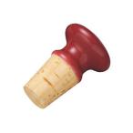 SATO 佐藤金属興業 陶器ボトルストッパー ワインレッド