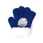 Yahoo! Yahoo!ショッピング(ヤフー ショッピング)　  スヌーピー　キッズ フリー のびのび手袋　5-7才 日本製 手首ボア SN41000AH 【 ネイビー 】