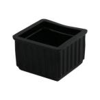 HIKARI/光 イス脚キャップ 黒角31 BE-4-312