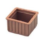 HIKARI/光 イス脚キャップ 茶角36 BE-4-363