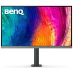 BenQ ベンキュー 4K対応 27型ワイド液晶ディスプレイ HDMI、DisplayPort、USB-C（90W給電）/ブラック/スピーカー PD2706UA