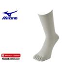 ミズノ mizuno  73UM532-05 ブレスサーモ ５本指インナーソックス 【25-27cm】 （グレー）