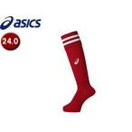 アシックス asics  XSS097-2501 ストッキング【24cm】 (マルーン×ホワイト)