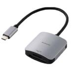 ELECOM Elecom память Lilly da/USB Type-C коннектор /USB 5Gbps/UHS-II/SD+microSD для / кабель длина 15cm/ серебряный MR3C-C21SV