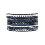 CHAN LUU / チャンルー  メンズ 5連ラップ レザーブレスレット 2172110285207