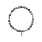 CHAN LUU / チャンルー  メンズ ストレッチブレスレット セミプレシャスストーン 【 マットアフリカンターコイズ 】 2184110187945