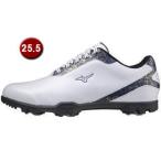 ミズノ mizuno  ゴルフ ワイドスタイルライト　【25.5cm】　(ホワイト×ネイビー) 51GQ2160