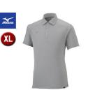 ミズノ mizuno  ポロシャツ グレー杢 XLサイズ 32MA2083