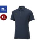 ミズノ mizuno  ポロシャツ シーネイビー杢 XLサイズ 32MA2083