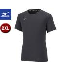 ミズノ mizuno  Tシャツ ブラック杢 2XLサイズ 32MA2023
