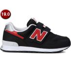 NewBalance/ニューバランス  PO313 キッズシューズ 19.0cm (BLACK/RED) NBJ-PO313CRW