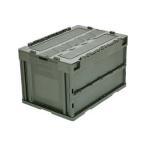 TRUSCO/トラスコ中山 蓋つき折りたたみコンテナ 50L OD CT50-OD
