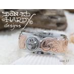 Ed Hardy/エドハーディー  ペアリング(単体販売)■13号Rose Gold/Steel■ステンレスハワイアンジュエリー■EdHardy エドハーディー