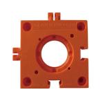 ISB 井口機工製作所 ボールベアー取付ベース パズル オレンジ色 PZ75-OR