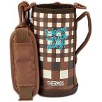 THERMOS サーモス FJJ-800WF ハンディポーチ ストラップ付  ブラウンチェック