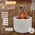 HIRO ヒロコーポレーション HED-2801  焚き火型USB加湿器 上部給水 超音波式 リモコン付き