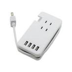 BAUT  BAUT USBポート付きモバイルタップType-A×4/AC×3 BT4U3ACWH