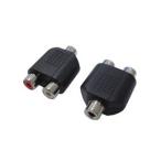  изменение эксперт изменение эксперт AV штекер RCA( женский )2P to 3.5mm( женский ) стерео AV/RCA2J-35JS(2P)