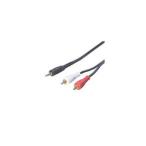 変換名人 変換名人　オーディオケーブル(3.5mm→RCA)1.8m　R35-18G