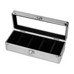 Yahoo! Yahoo!ショッピング(ヤフー ショッピング)Es'prima/エスプリマ  SE54015AL（シルバー）　5本収納アルミケース　【時計収納ケース/CASE】