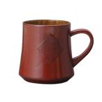 wakacho 若兆  マグカップ くつろぎ 200ml 木製 漆 ティーカップ 天然木 食器 根来