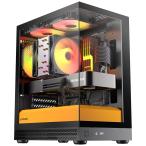 OkinosokinosMicro-ATX соответствует mini tower PC кейс чёрный / желтый Aqua UNO Canary (Black/Yellow)