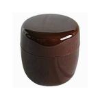 アサヒ興洋 茶筒 こげ茶 内蓋付き ( お茶っ葉入れ )