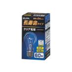 ELPA/エルパ/朝日電器 L100V57W-C　長寿命タイプ クリア電球60W形