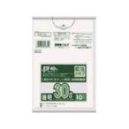 SANIPAK 日本サニパック W-33環境クラブ30L透明 10枚 W-33-CL