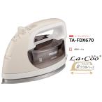TOSHIBA 東芝 【納期約2週間】TA-FDX670-N(ベージュ)　コードレスアイロン La・Coo ラウンド美ラクルベース