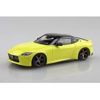 AOSHIMA アオシマ 楽プラ スナップキット No.17CU-IY ニッサン RZ34 フェアレディZ カスタムホイール(イカズチイエロー)