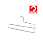 MAWA マワ マワハンガー 滑らないハンガー スラックスハンガー ズボンハンガー シルバー