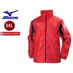 ミズノ mizuno  32JE7550-62 ブレスサーモ ウォーマーシャツ 【3XL】 （チャイニーズレッド×ブラック）