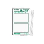 AMANO/アマノ iC-P@CKカード専用 社員証用ラベルシール（2枚6シート：12枚分）