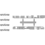 GREENMAX グリーンマックス 動力台車枠・床下機器セットA-02（DT600K＋4367AM） 8482