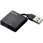 ELECOM Elecom USB2.0 кабель фиксация память карта Lee da/43+5/ черный MR-K009BK