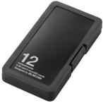 ELECOM Elecom память футляр для карточек / указатель картон имеется /SD6 листов +microSD6 шт. входит / черный CMC-SDCPP12BK