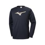 ミズノ mizuno  Tシャツ 長袖 ジュニア 130 (ブラック×ゴールド) 32MA9145-90