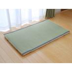 IKEHIKO イケヒコ  純国産 やわらかい草の敷きパッド  デニム 素肌草 ベビー汗取P  約70×120cm 7418349